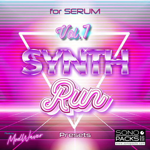 Cover SonoPacks Synth Run1 serum patchs producer