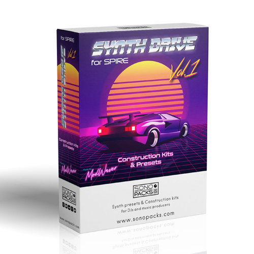 patch Sonopacks synth drive 1 sounds kits spire vst synth music