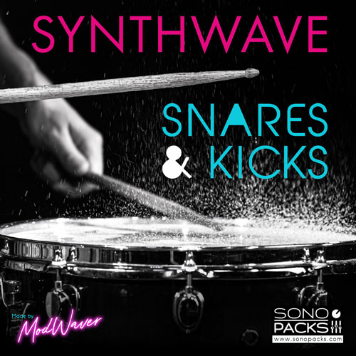 sample pack Synthwave Snares and Kicks