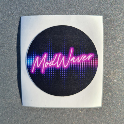 sticker electro synthwave producer